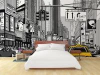 Papel de Parede New York Taxi 1884-4691