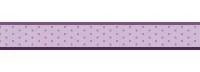 Faixa decorativa poá em tons de roxo 389-471