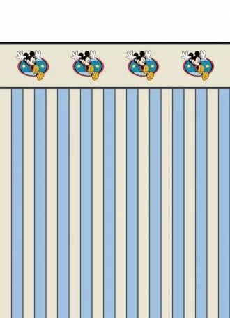 Papel meia parede infantil mickey