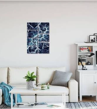 Kit de Quadro Padrão de Abstração