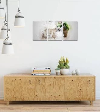 Kit de Quadro Gato Pintura