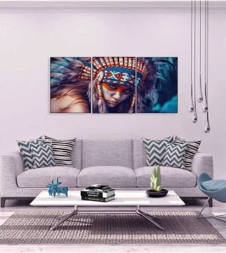 Kit de Quadro Índia Apache
