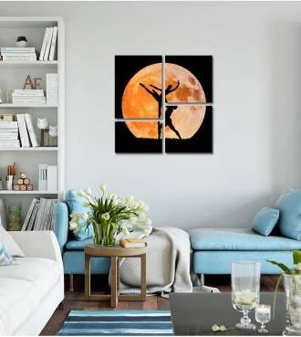 Kit de Quadro Dançando no Luar