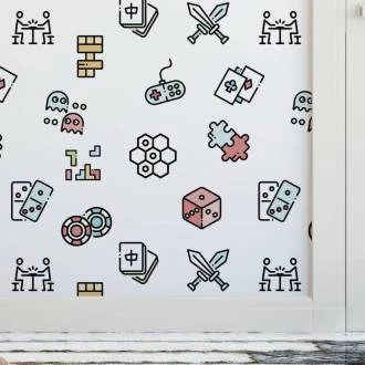 Papel de parede Sala de Jogos Clássicos