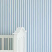Papel de parede azul bebe listrado 2000-4955