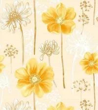 Papel de parede Flores Amarelas 2014-5000