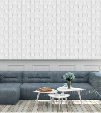 Papel de parede tijolinhos em gesso 3D