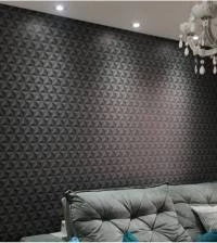 Papel de parede 3D preto 2040-5052