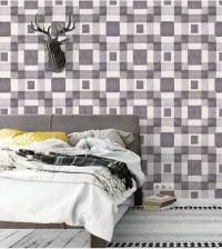 Papel de parede geométrico xadrez 2041-5057