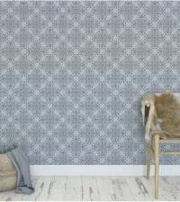 Papel de parede Contemporâneo com fundo azul 2048-5076