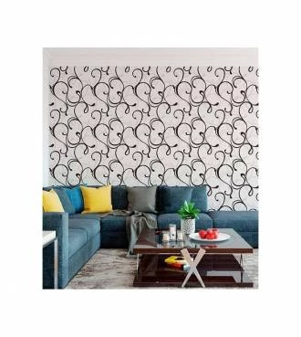 Papel de parede contemporâneo arabesco