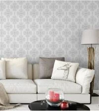 Papel de parede contemporâneo de cores claras 2056-5102