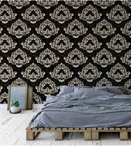Papel de parede arabesco contemporâneo