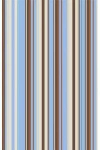 Papel de parede listrado marrom e azul 449-516