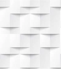 Papel de parede 3D branco efeito quinas 2023-5184