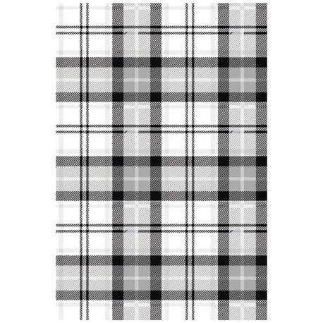 Fundo de textura - tecido xadrez preto e branco fotomural