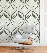Papel de parede contemporâneo em tons de nude e cinza 2057-5269