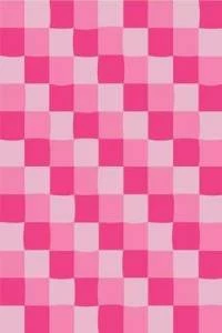 Papel de parede xadrez rosa com branco