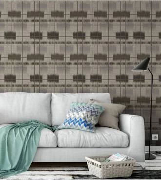 Papel de parede carpete marrom
