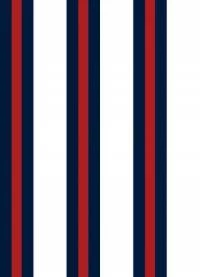Papel de parede listrado azul marinho vermelho e branco
