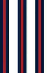 Papel de parede listrado azul marinho vermelho e branco