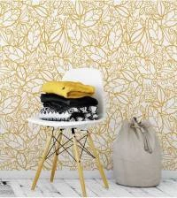 Papel de parede folhagem amarela 2078-5331