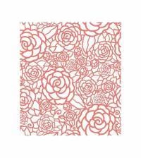 Papel de parede com flores vermelhas minimalistas 2085-5344