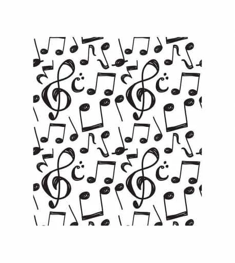 Papel de parede musical com notas 2103-5380