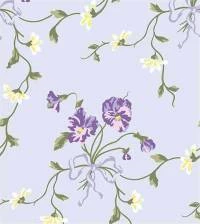 Papel de parede com flores lilás pequenas 2110-5397