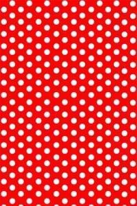 Papel de parede poá com bolinhas brancas