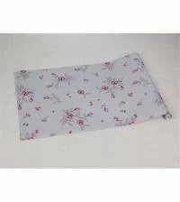Papel de parede floral com pequenos ramos avermelhados 2111-5401