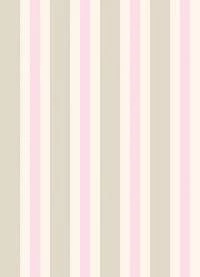 Papel de parede listrado marrom claro branco e rosa 472-543