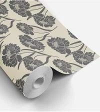 Papel de parede floral com cravos 2126-5451
