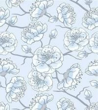Papel de parede com rosas azuis 2134-5475