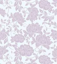 Papel de parede floral com em tons lilas 2135-5478