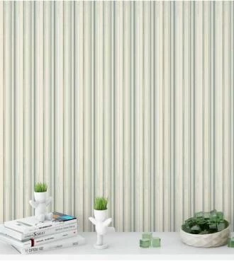 Papel de parede em tons de bege cinza verde e amarelo - Casual 31