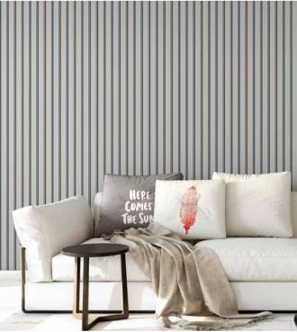 Papel de parede com tons de azul bege cinza - Casual 14