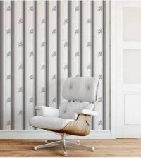 Papel de parede com listras e flores 2153-5536