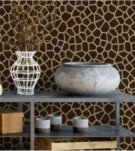 Papel de parede pele de girafa selvagem