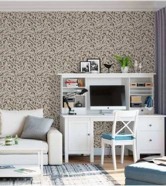 Papel de parede couro natural cru