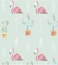 Papel de parede flamingo fundo verde 2177-5610