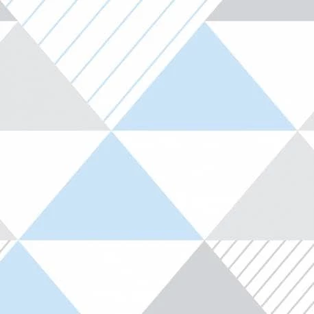 Papel de parede triângulos azul e cinza 2181-5619