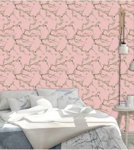 Papel de parede sakura de fundo rosa