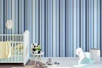 Papel de parede listras azul claro e branco 2184-5626