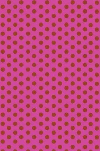 Papel de parede Poá bolinhas marrom
