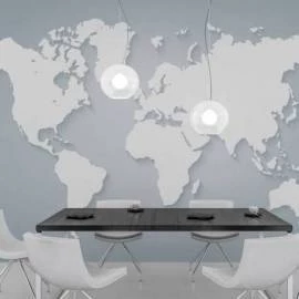 Papel de Parede Mapa do Mundo Escritório
