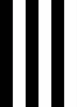 Papel de parede listras grossas branco e preto