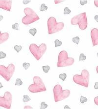 Papel de parede corações aquarela 2221-5809