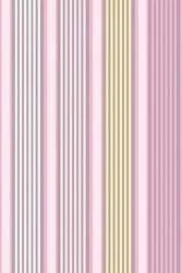 Papel de parede listrado rosa amarelo cinza