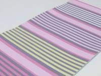 Papel de parede listrado rosa amarelo cinza 477-582